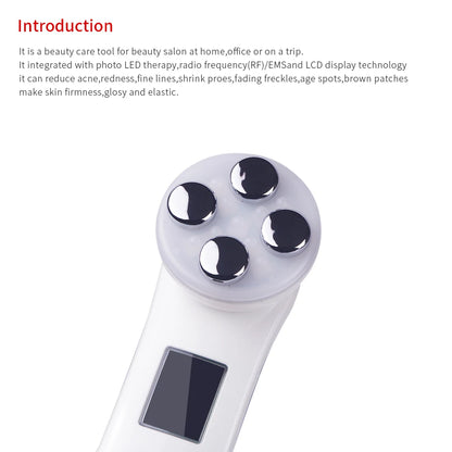 5-in-1 RF EMS LED Facial Rejuvenation Device