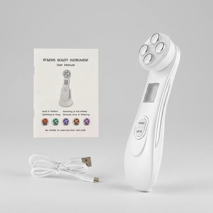 5-in-1 RF EMS LED Facial Rejuvenation Device