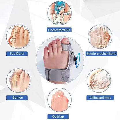 Bunion Corrector Unisex Foot Hallux Valgus Braces Rotatable