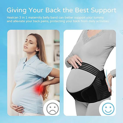 Pregnant Women Support Belly Band Back Clothes Belt Adjustable Waist Care